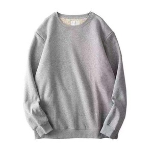 Sudadera Roja de Cuello Redondo para Hombre, Corte Regular, 100% Algodón, Tejido de Punto, Color Sólido, Informal, para Otoño, Sudadera para Adultos - Product Image 6