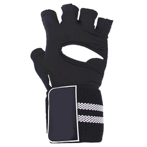 Meilleurs gants de musculation à demi-doigts pour la salle de sport et les sports de plein air avec support de poignet réglable, gants de musculation au design personnalisé - Product Image 6
