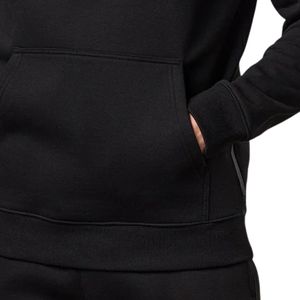 Sudadera con Capucha Negra para Hombre, Informal, de Forro Polar, Manga Larga, Ropa Deportiva, Ropa de Gimnasio, Moda de Invierno - Product Image 6