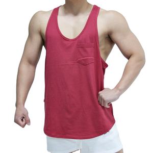 Débardeurs de sport pour hommes décontracté Stringer gilet Singlet respirant coton tricoté vêtements de sport pour Fitness musculation entraînement - Product Image 5