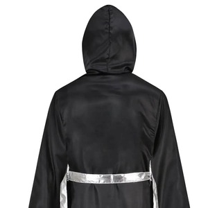 Customized High Quality Stretch Breathable Boxing Robe Hood Ringmaster Final Bell Gown Custom Designs Full Length Fight - Product Image 4