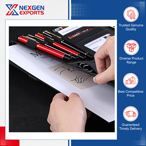 Última Llegada en Stock: Carpeta de Anillas de Cuero PU de Calidad Estándar con Organizador de Múltiples Bolsillos para Material Escolar y de Oficina - Product Image 5