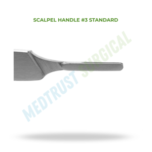 Scalpel Handle #3 Standard 16cm Neuro Spine Surgical Instrument Stainless Steel Blade <b>Holder</b> Surgical Use - Product Image 2