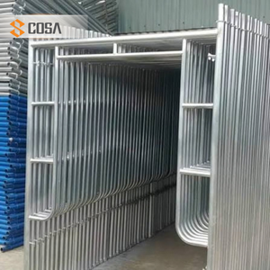 Andamio Checo de Acero Galvanizado con Plataforma Exterior en Forma de H de 1.7m x 1.25m - Product Image 2