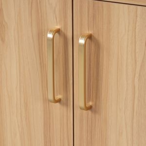 Mobile Bagno Multifunzionale da 30 Pollici con Lavabo Integrato, Mobile in MDF Naturale con Ante e Cassetto - Product Image 3