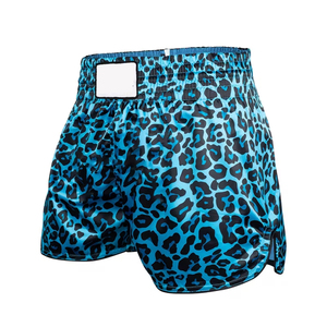 Shorts de Muay Thai pour homme, imprimés par sublimation, design camouflage, taille haute élastique, pour arts martiaux mixtes, pour adultes. - Product Image 3