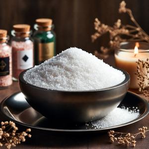 Sal de Baño del Himalaya Natural Blanca de Grano Fino Tallada en Piedra, Ecológica, Mineral Fresco para Terapia de Spa, Cristal Relajante para Baño Corporal - Product Image 3