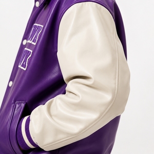 Veste universitaire personnalisée pour homme, style contrasté, confortable, pour tous les jours, style universitaire moderne, tendance inspirée, veste universitaire d'extérieur - Product Image 5