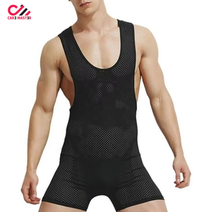Custom Made Printed Wrestling <b>Singlets</b> with Spandex/Polyester Fabric High Quality Durable Material-Low Price <b>for</b> <b>Men</b> - Product Image 1