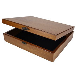 Caja de Almacenamiento de Joyas de Madera de Teca Antigua de Lujo de un Solo Nivel para Sala de Estar - Venta al por Mayor - Product Image 2