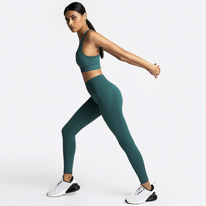 Conjunto de Yoga Elegante para Mujer, Sujetador Deportivo Push-Up, Leggings de Cintura Alta, Ropa Deportiva Elástica, Traje de Entrenamiento Cómodo, ZenMotion - Product Image 2