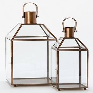 โคมไฟเทียนไม้ที่มีด้ามจับเชือก - Product Image 4