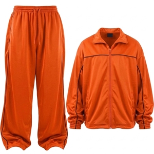 Conjunto Deportivo Premium Transpirable de Peso Medio, Poliéster/Algodón, Sudadera con Capucha y Pantalones Jogger, Ropa Deportiva Unisex con Logotipo Personalizado, Estilo Holgado para Invierno - Product Image 1