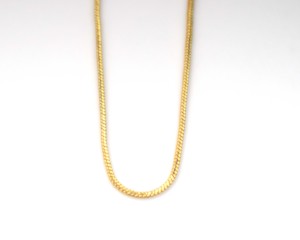 Cadena de Serpiente de Latón Chapada en Oro de 18K al por Mayor para la Fabricación de Collares con Colgantes - Product Image 1