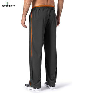 Pantalon de survêtement molletonné pour homme, coupe droite, léger, ample, taille mi-haute, imprimé, décontracté, pour le sport et l'hiver - Product Image 3