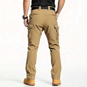 OEM Customized Men's Safety <b>Work</b> Pants Multi-Pockets Mechanic Cargo 100% Cotton Twill <b>Waterproof</b> Breathable Fluorescent - Product Image 6
