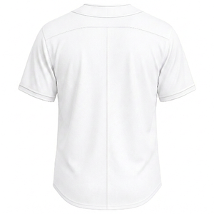 เสื้อเบสบอลผู้ชายสไตล์ใหม่ ปรับแต่งชื่อทีมได้ พิมพ์ลายแบบซับลิเมชั่น ระบายอากาศ แห้งเร็ว ไซส์ใหญ่ แขนสั้น - Product Image 5