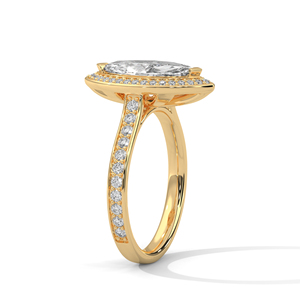 Bague en diamant de haute qualité avec diamant de laboratoire taille marquise certifié GRA, bijoux de mode pour femmes, disponible au prix export. - Product Image 2