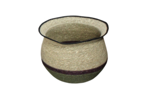 Rustic <b>Plant</b> Fiber Storage <b>Baskets</b> Set Bowl Shape Eco-Friendly Home Decoration Neatening Big Organization <b>Basket</b> - Product Image 2