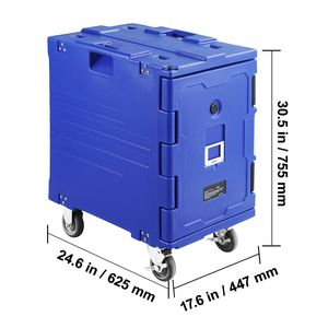 Contenitore Termico per Alimenti da 82 Qt con Chiusura a Fibbia, Caricamento Frontale, Scatola Termica per Catering in LLDPE, Attrezzatura per Ristoranti e Hotel - Product Image 3