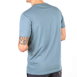 T-shirt à manches courtes pour homme, coton et polyester, col rond, coupe classique, design brodé, respirant, écologique, vente en gros - Product Image 2
