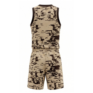 Maillot et short de basket personnalisés, uniforme sublimé, vêtements de sport d'équipe, kit en mesh respirant MALUZA INDUSTRIES - Product Image 3