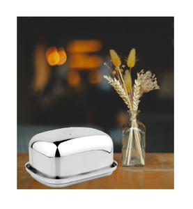 Boîte à beurre en acier inoxydable avec design de qualité supérieure pour la table de petit-déjeuner à des prix incroyables - Product Image 1