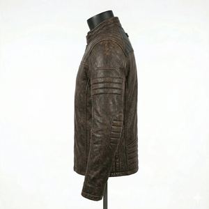 แจ็คเก็ตหนังคุณภาพสูง รุ่นใหม่ล่าสุด แฟชั่นฤดูหนาว รับทำโลโก้ตามสั่ง MOQ ต่ำ ผลิตจากหนังแท้คุณภาพเยี่ยม - Product Image 2