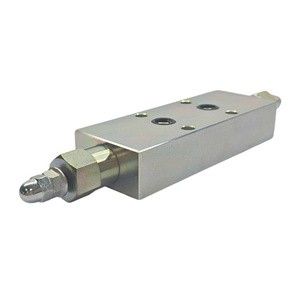 Vanne hydraulique à double contrepoids à montage sur bride à quatre voies, vanne de régulation de pression en ligne, ports de 3/8 pouces - Product Image 3
