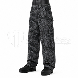 Pantalon large camouflage personnalisé coupe ample Y2K streetwear utilitaire unisexe OEM ODM Vente en gros - Product Image 3