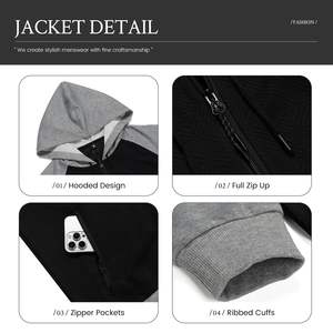 Nuevo Conjunto Deportivo para Hombre de 2 Piezas, Sudadera con Capucha + Pantalones con Cordón, Ropa Deportiva Masculina para Correr, Ropa Deportiva de Otoño - Product Image 6