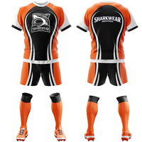 Seragam Rugby Edisi Baru yang Sedang Tren, Ringan, Cepat Kering, Bahan Polyester Bernapas, Berkualitas Tinggi