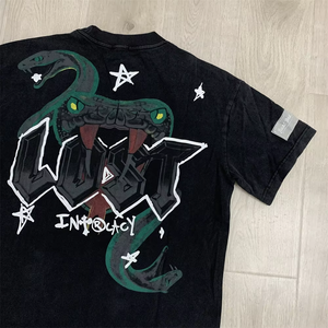 เสื้อยืดผู้ชายแบรนด์ดัง วินเทจ ทันสมัย ผ้าฝ้ายแท้คุณภาพสูง ซักแล้ว - Product Image 5