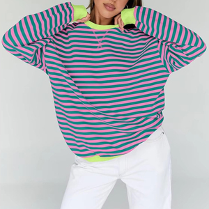 Sudadera de mujer de moda casual de calle con logo, de forro polar, manga larga, venta al por mayor de fábrica OEM para invierno - Product Image 6