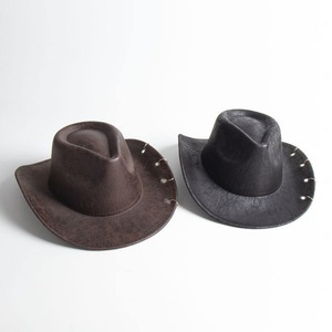 Sombreros de Cuero Vaquero para Hombre Hechos a Medida / Sombreros de Cuero Vaquero para Hombre de Secado Rápido al por Mayor del Mejor Proveedor - Product Image 2