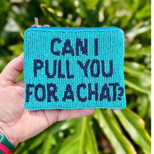 Monedero de Cuentas Novedoso, Bolsa Bordada a Mano con Texto, Mini Cartera con Cremallera, Regalo Personalizado, Venta al por Mayor, Moda de Fiesta, Compacto y Lujoso - Product Image 3