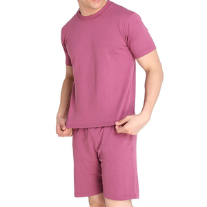 New OEM Custom Summer Casual Men's 2-Piece Outfit Set Regular Fit 100% Cotton Eco-Friendly Knitted Matching Outerwear Short Sets - Product Image 4