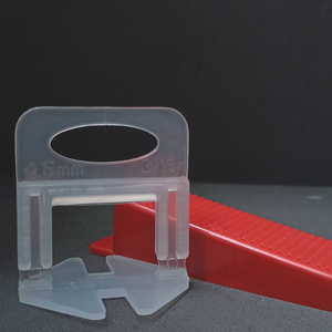 <b>Tile</b> <b>Leveling</b> Clips CB-2.0mm Transparent Plastic Self-Adhesive Minimalist Design for <b>Tile</b> Installation - Product Image 5