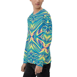 ราคาขายส่ง เสื้อกันหนาวแบบยูนิเซ็กซ์ สีพื้นด้านหน้า ระบายอากาศได้ดี ผ้าฟลีซ 100% ผ้าฝ้าย เป็นมิตรกับสิ่งแวดล้อม สตรีทแวร์ แบบซับลิเมชั่น - Product Image 4