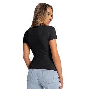 Camiseta de Verano de Gran Volumen para Mujer, Fabricación al por Mayor, Estilo Urbano, Algodón Pesado, Secado Rápido, Transpirable - Product Image 5
