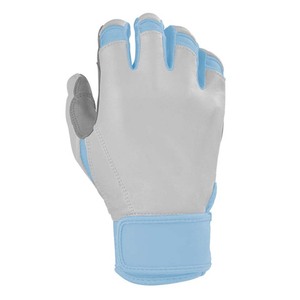 Gants de frappe ELIXE SPORTS en cuir bleu, paume rembourrée, fermeture auto-agrippante, unisexe adulte, entraînement droit/gauche, durables - Product Image 3