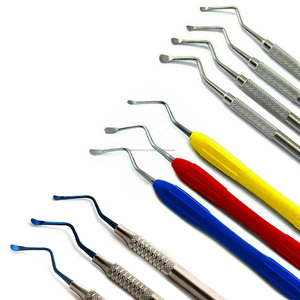 Juego de Curetas Dentales Lucas para Cirugía Periodontal, Múltiples Colores, Empuñadura Ergonómica, Acero Inoxidable, Manual, Clase I - Product Image 3