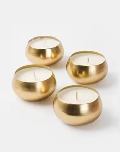 Modern Metal Tealight Holder Diwali Decoration Sleek Design Candle <b>Stand</b> Home Decor Item - Product Image 4