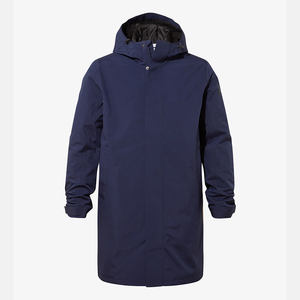 เสื้อแจ็คเก็ตกันลมผู้ชาย ความยาวปานกลาง กันลม กันฝน น้ำหนักเบา เหมาะสำหรับการเดินทางประจำวัน รับผลิตตามสั่ง (OEM) ขายส่ง - Product Image 1