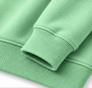 เสื้อสเวตเชิ้ตคอกลมสีเขียวอ่อนสำหรับผู้ชาย พิมพ์ลาย Pixel Ghost Game Over สวมใส่สบายๆ ในฤดูใบไม้ร่วง ทรงปกติ ผ้าถักนิตติ้งจากผ้าฝ้าย - Product Image 6