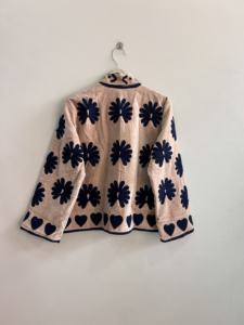 Veste courte en velours pour femmes, brodée à la main, style Suzani traditionnel indien - Product Image 6