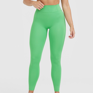 Leggings Deportivos de Cintura Alta para Mujer, Transpirables, para Fitness, Diseño Sin Costuras, Cierre Elástico en la Cintura, Largo Completo, de Secado Rápido - Product Image 2