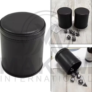 PU Leather Sport Classic <b>Dice</b> Rolling Cup with Comfortable Touch Dices Shaker for Kid-Friendly Party Entertainment - Product Image 6