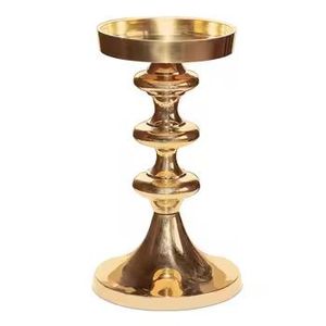 Luxury Gold Metal Candle Holder Elegant Candlestick Stand Wedding <b>Table</b> Centerpiece Modern Home Decor Decorative Candle Stand - Product Image 1