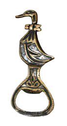 Abridor de Botellas Premium con Forma de Piña, Chapado en Oro, Metal Pulido para Bar y Uso Doméstico - Product Image 3